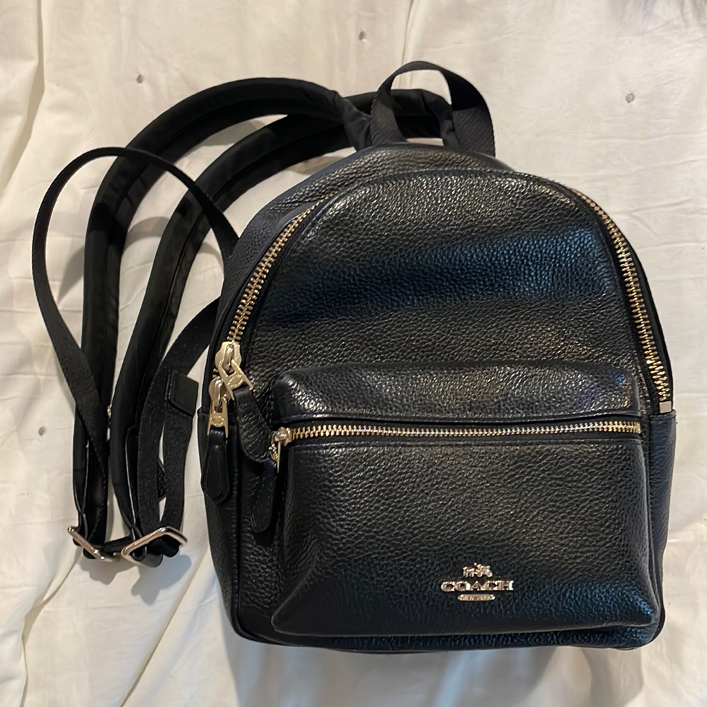 Coach Black Mini Backpack